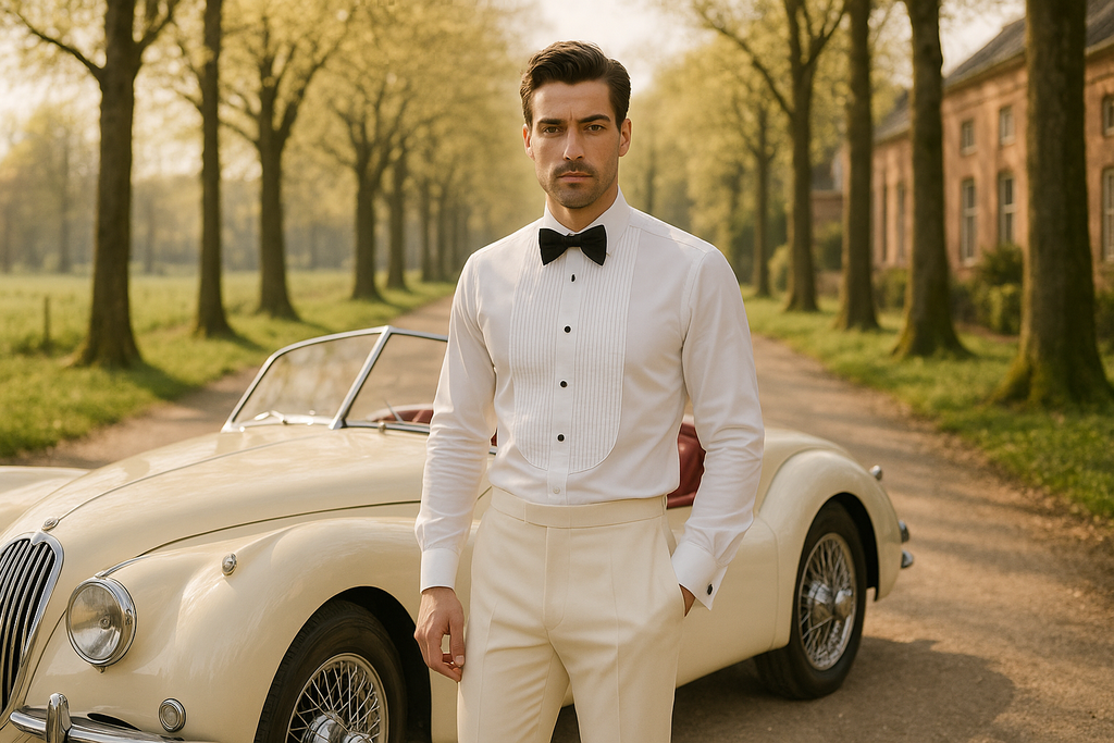 Scoop Tuxedo Shirt Sets